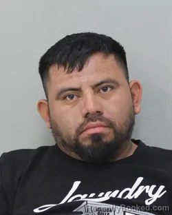 Mugshot of Franklin Lemus-Sanchez booked in Charles City County, Virginia on October 25, 2026