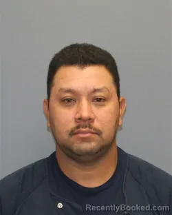 Mugshot of Oscar M Lopez Salguero booked in Clarke County, Virginia on August 21, 2026