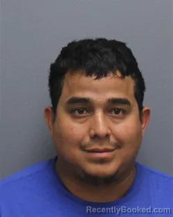 Mugshot of Medardo Fajardo-Sanchez booked in Clarke County, Virginia on August 27, 2026