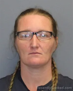 Mugshot of Ashley Michelle Hartley booked in Clarke County, Virginia on September 13, 2026