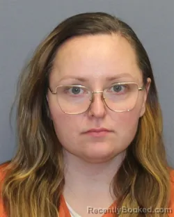 Mugshot of Rachel Lynn Griffith booked in Clarke County, Virginia on October 14, 2026