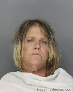 Mugshot of CYNTHIA GAIL MCCARTHY booked in Ellis County, Texas on April 24, 2026