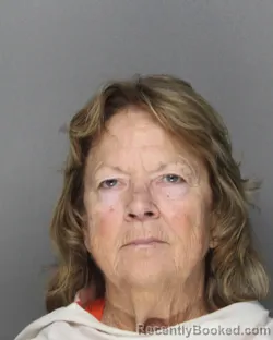 Mugshot of MARJORIE SUE MARTIN-WRIGHT booked in Ellis County, Texas on May 11, 2026