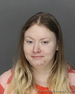 Mugshot of DESTINEY LENEE ALLERKAMP booked in Ellis County, Texas on May 13, 2026