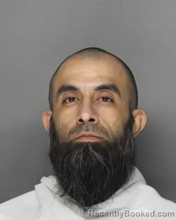 Mugshot of JUAN CERVANTES MEJIA booked in Ellis County, Texas on July 4, 2026