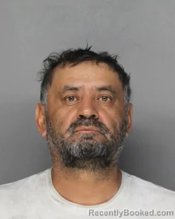 Mugshot of Humberto Rodriguez-Ramirez booked in Ellis County, Texas on August 20, 2026