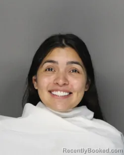 Mugshot of Marina Delgado-Vega booked in Ellis County, Texas on August 21, 2026