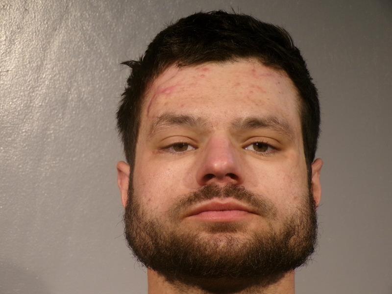 Mugshot of Travis Aaron Dotson booked in Dickenson County, Virginia on April 22, 2026