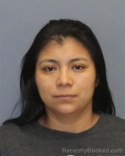 Mugshot of ISABEL REYNOSO VELASQUEZ booked in Frederick County, Virginia on April 1, 2026