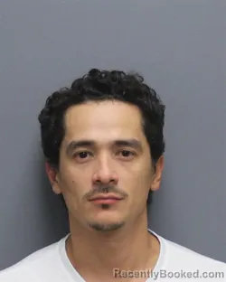 Mugshot of Kennett Rafael Aleman Navarro booked in Frederick County, Virginia on August 16, 2026