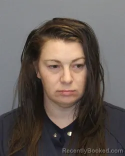 Mugshot of Anna Michele Albecker booked in Frederick County, Virginia on August 21, 2026