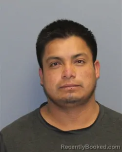 Mugshot of Aaron Aguilar Garcia booked in Frederick County, Virginia on October 25, 2026