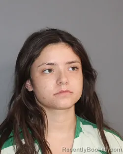 Mugshot of Savana Whitley booked in Erath County, Texas on August 24, 2026