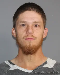 Mugshot of Justin Miller booked in Erath County, Texas on August 26, 2026