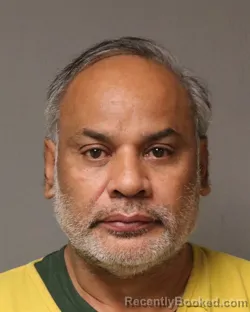 Mugshot of Mineshkumar Raman Joshi booked in Grayson County, Virginia on August 10, 2026
