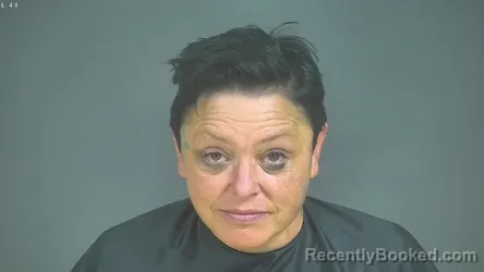 Mugshot of Alicia Campbell Lowery booked in Halifax County, Virginia on August 21, 2026