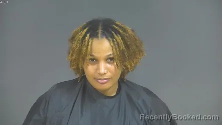 Mugshot of Adriana Dante'sia Roberts booked in Halifax County, Virginia on October 10, 2026