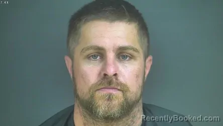Mugshot of Christopher Todd Allgood booked in Halifax County, Virginia on October 1, 2026