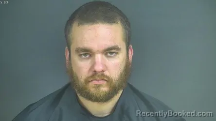 Mugshot of Ethan Allan Parker booked in Halifax County, Virginia on October 21, 2026