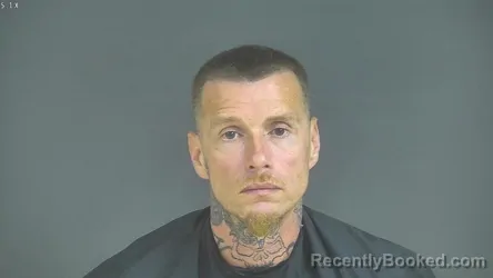Mugshot of Jason Edward Via booked in Halifax County, Virginia on August 27, 2026