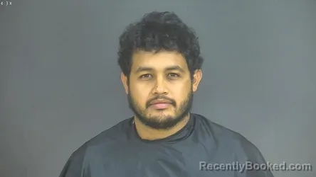 Mugshot of Luidy Colindres Alvarenga booked in Halifax County, Virginia on October 10, 2026