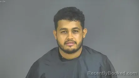 Mugshot of Luidy Colindres Alarenga booked in Halifax County, Virginia on August 14, 2026
