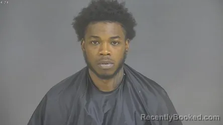 Mugshot of Montre'el Alijah Claiborne booked in Halifax County, Virginia on August 23, 2026