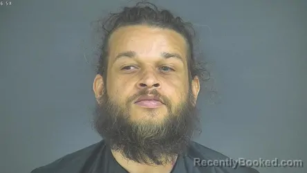 Mugshot of MARCUS TYLER HUGHES booked in Halifax County, Virginia on July 13, 2026