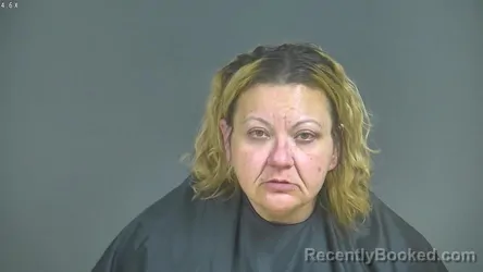 Mugshot of Nannie Elizabeth Harris booked in Halifax County, Virginia on October 21, 2026