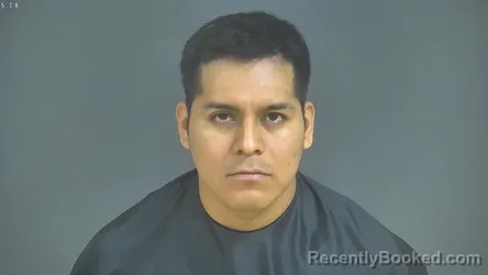 Mugshot of Rudy Arguello Farlas booked in Halifax County, Virginia on August 20, 2026