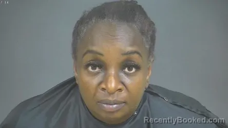 Mugshot of Sheryl Lynn Hughes booked in Halifax County, Virginia on August 28, 2026
