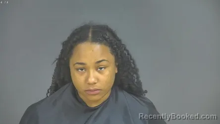 Mugshot of Takyeria ANTHONAE VADEN booked in Halifax County, Virginia on March 28, 2026