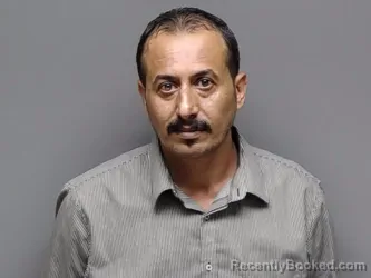 Mugshot of Hayder Hazim Abbood booked in Henrico County, Virginia on August 31, 2026