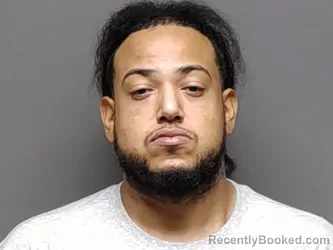 Mugshot of Jonathan Alberto Santiago booked in Henrico County, Virginia on August 19, 2026