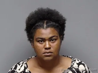 Mugshot of Destiny E Love booked in Henrico County, Virginia on September 8, 2026