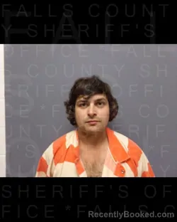 Mugshot of AARON MARK PORTILLO booked in Falls County, Texas on April 21, 2026