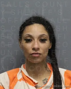 Mugshot of Reneisha Renee Armstead booked in Falls County, Texas on October 2, 2026