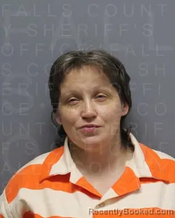 Mugshot of ANGEL GAIL SAWYER booked in Falls County, Texas on June 9, 2026