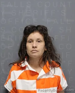 Mugshot of STEPHANIE MORALES booked in Falls County, Texas on March 26, 2026