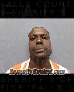 Booking photo from Falls County, Texas