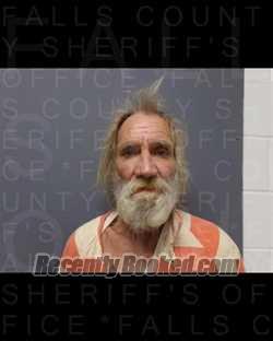 Booking photo from Falls County, Texas
