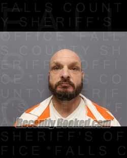 Booking photo from Falls County, Texas