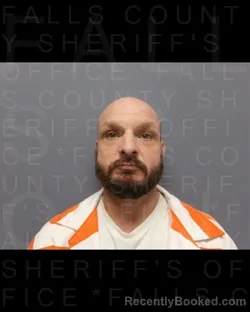 Mugshot of DUSTIN BAKER booked in Falls County, Texas on March 24, 2026