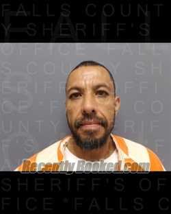 Booking photo from Falls County, Texas