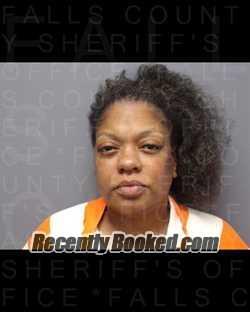 Booking photo from Falls County, Texas