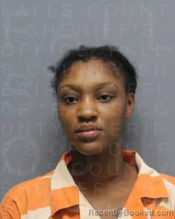 Mugshot of TAMARIA SHANTEL BURNS booked in Falls County, Texas on March 31, 2026