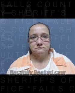 Booking photo from Falls County, Texas