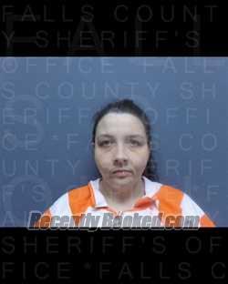 Booking photo from Falls County, Texas