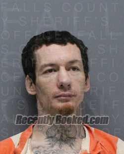 Booking photo from Falls County, Texas