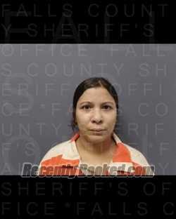 Booking photo from Falls County, Texas